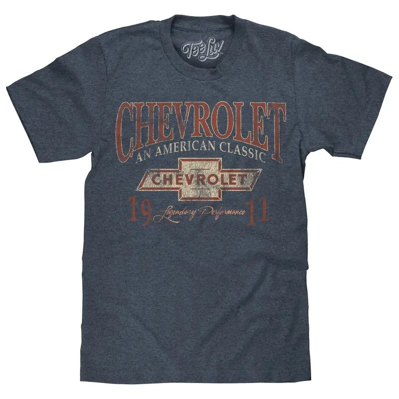 Chevrolet: An American Classic T-Shirt - Indigo Hoodie, Sweatshirt | HypeDripTees.com