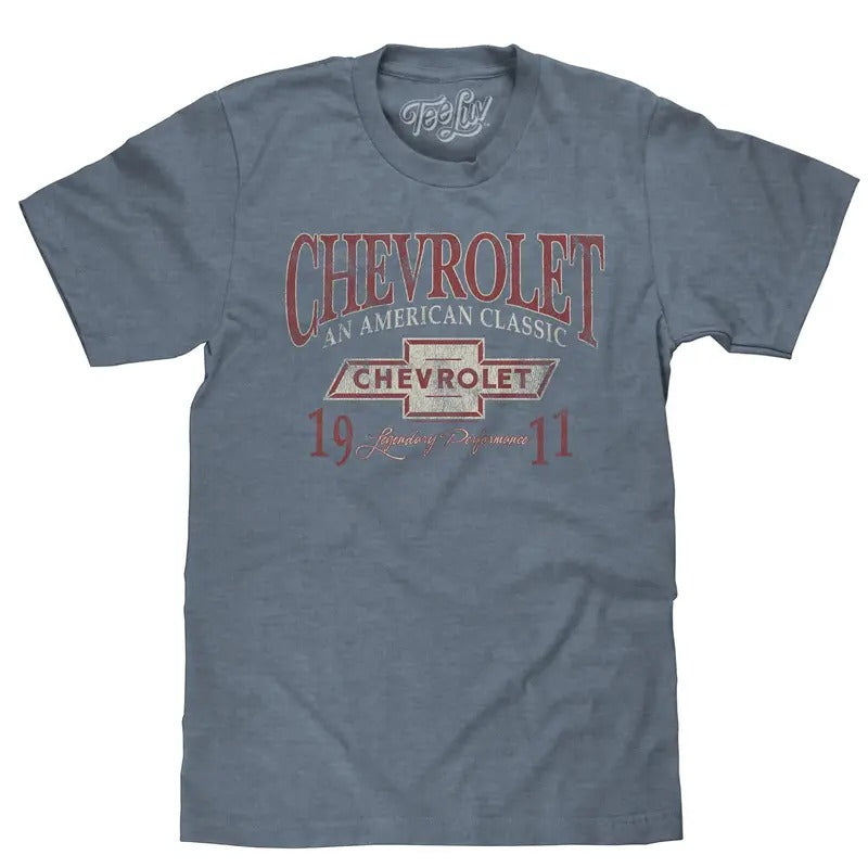 Chevrolet An American Classic Big & Tall T-Shirt - Indigo Hoodie, Sweatshirt | HypeDripTees.com