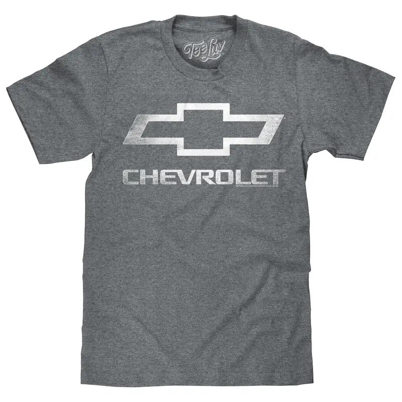 Chevrolet Bowtie Logo T-Shirt - Gray Hoodie, Sweatshirt | HypeDripTees.com