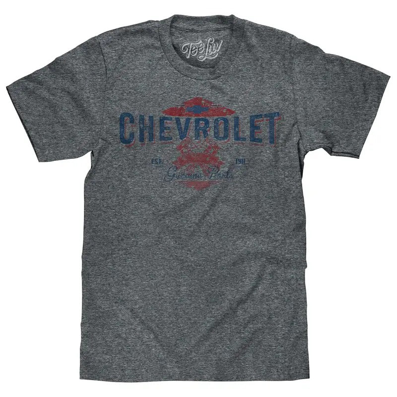 Chevrolet Genuine Parts T-Shirt - Gray Hoodie, Sweatshirt | HypeDripTees.com