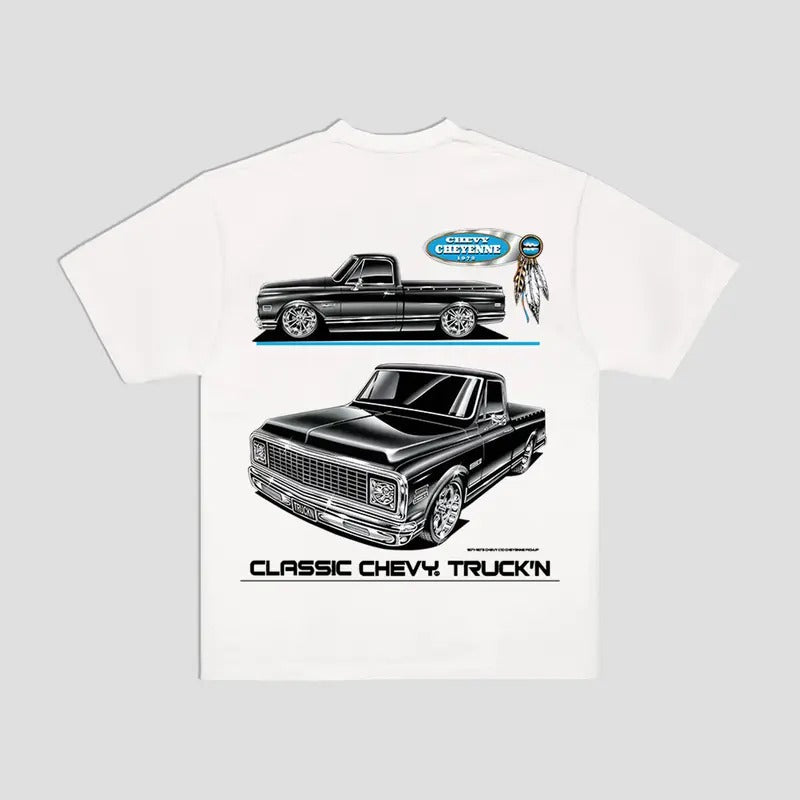 Chevy Cheyenne T-Shirt Pick-Up Trucks Menswear Hoodie, Sweatshirt | HypeDripTees.com