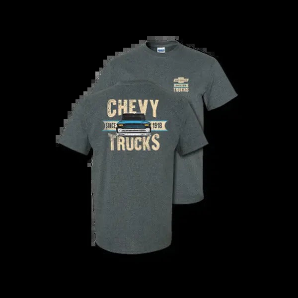 Chevy Trucks Since 1918 T-Shirt - Vintage Cotton Casual Crewneck Graphic Fan Tee Hoodie, Sweatshirt | HypeDripTees.com