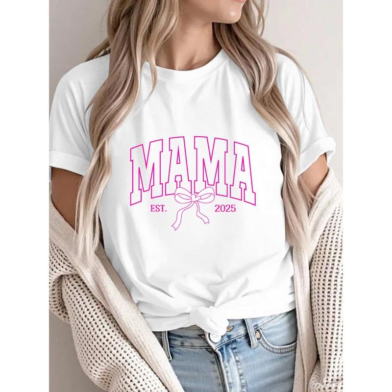 Chic T - shirt for New Moms, Featuring "MAMA" and a Memorable Establishment Year Hoodie, Sweatshirt | HypeDripTees.com