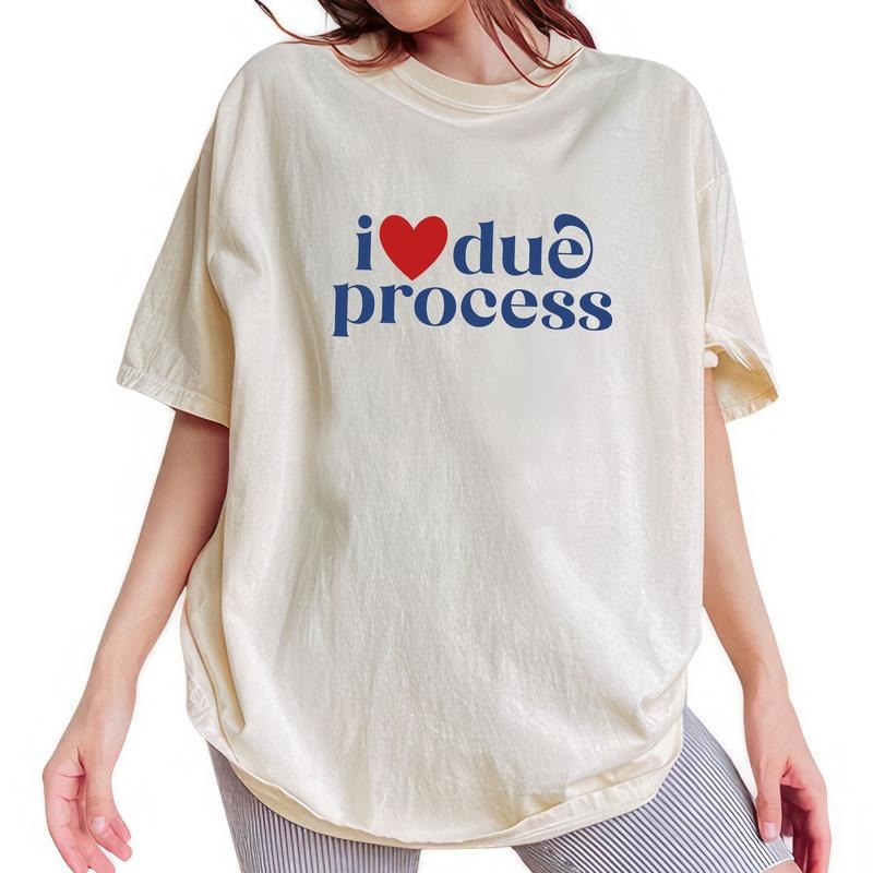 ChicCotton I Love Due Process Comfort Colors Shirt, Human Right T-shirt, Subtle FDT Graphic Tee, Pro Immigration...
