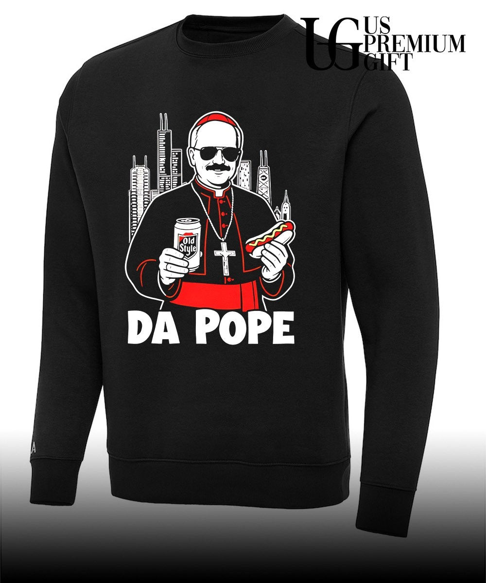 Chicago Cardinal Da Pope Beer Hotdog shirt