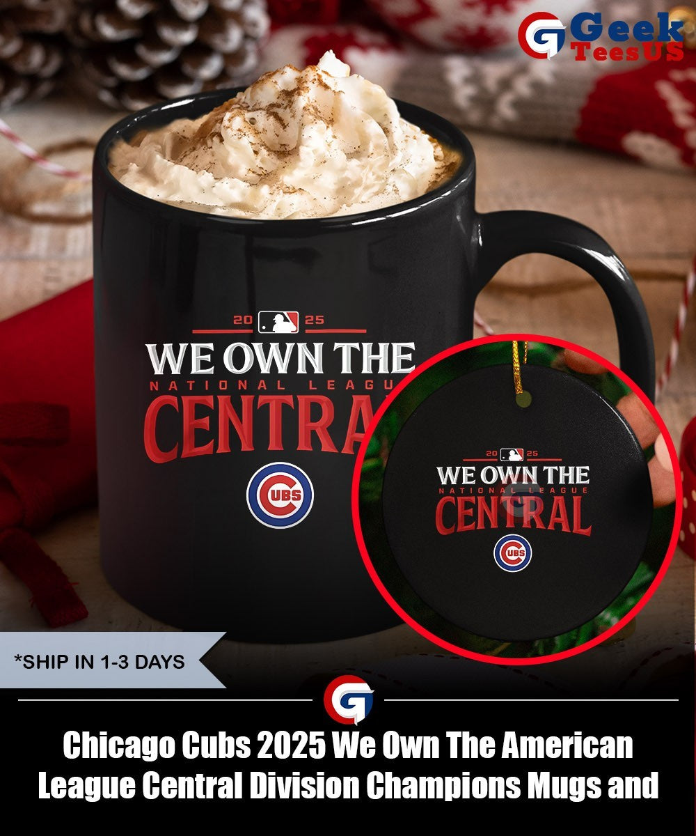 Chicago Cubs 2025 We Own The American League Central Division Champions shirt