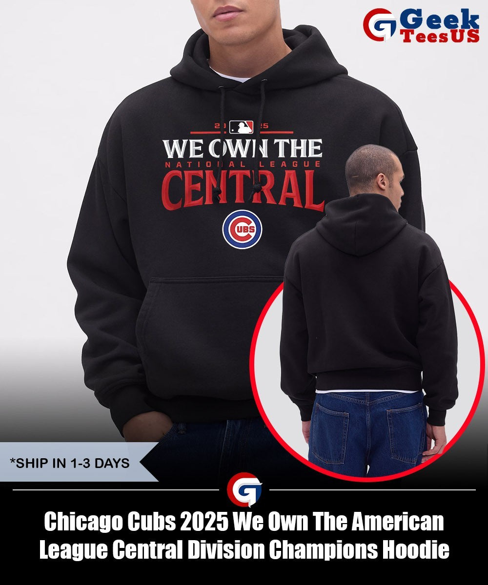 Chicago Cubs 2025 We Own The American League Central Division Champions shirt