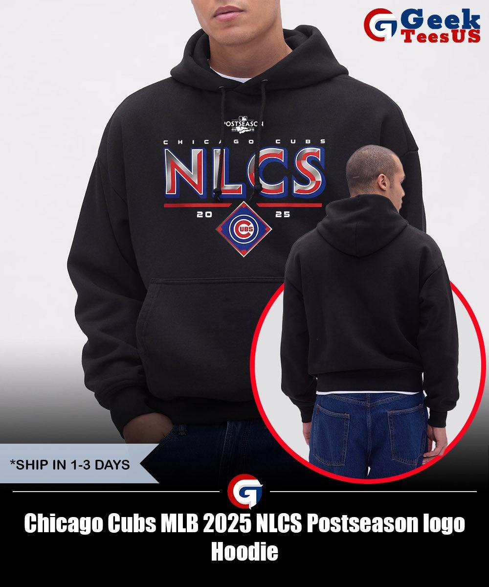 Chicago Cubs MLB 2025 NLCS Postseason logo shirt