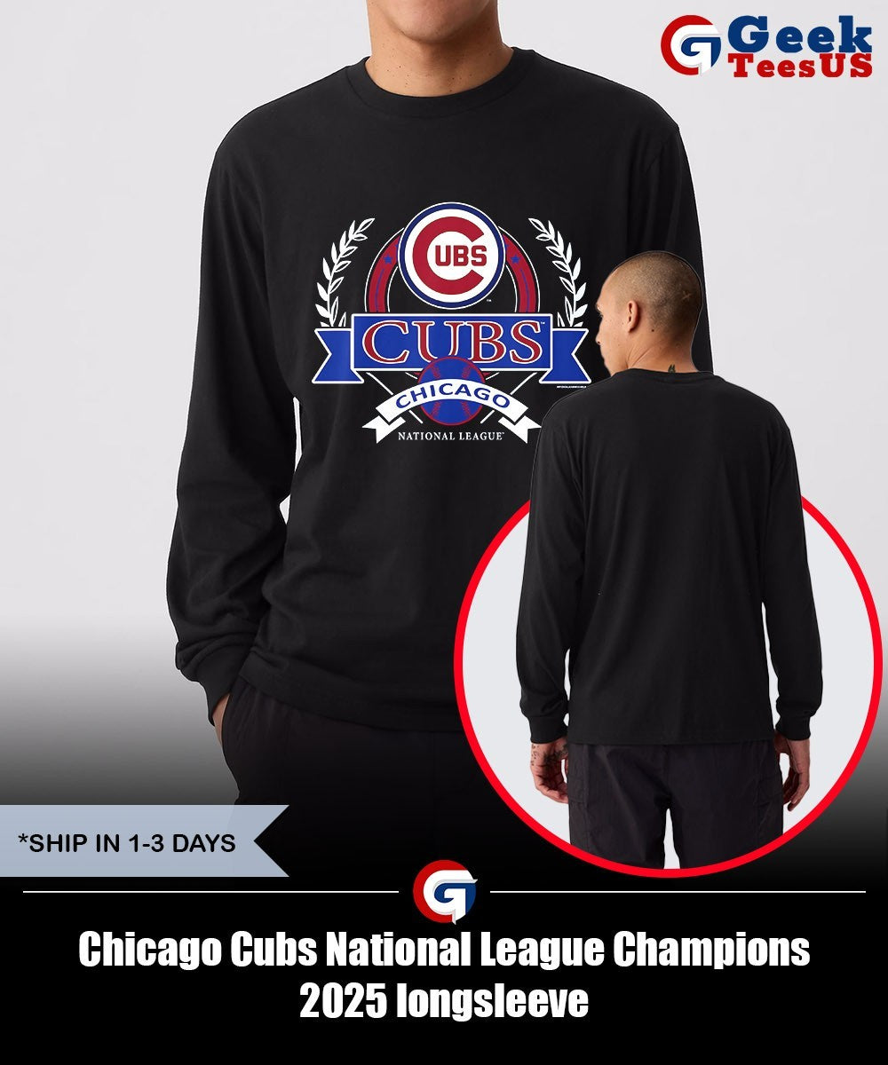 Chicago Cubs National League Champions 2025 shirt