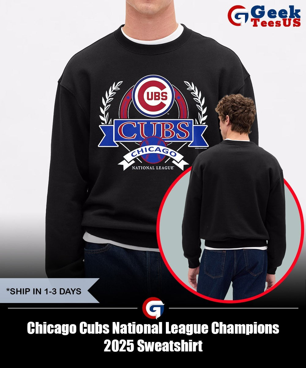 Chicago Cubs National League Champions 2025 shirt