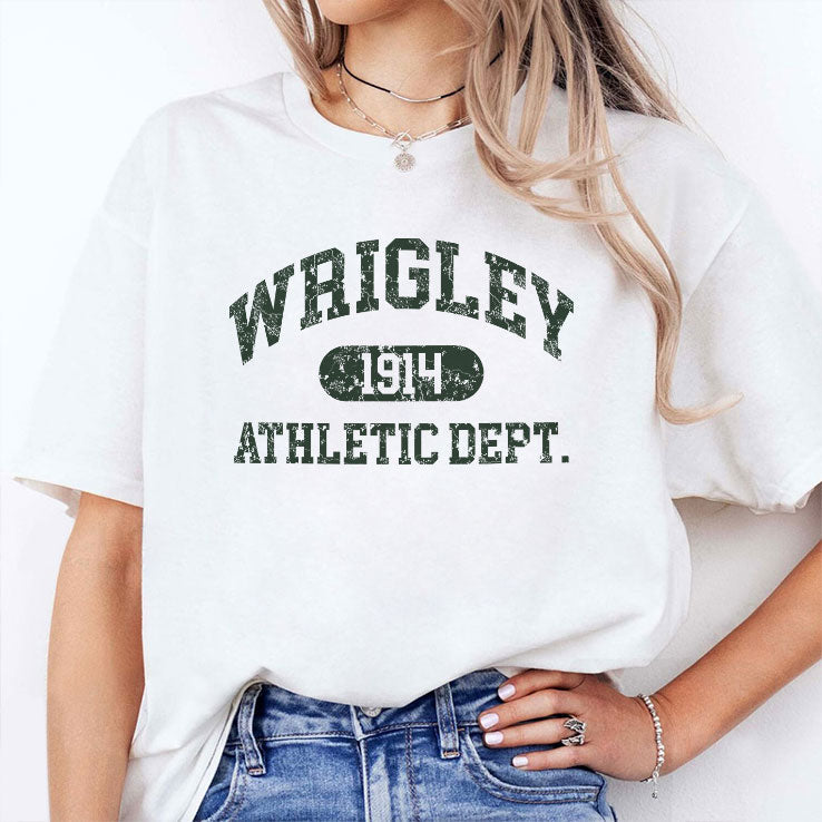 Chicago Cubs Wrigley 1914 Athletic Dept T Shirt