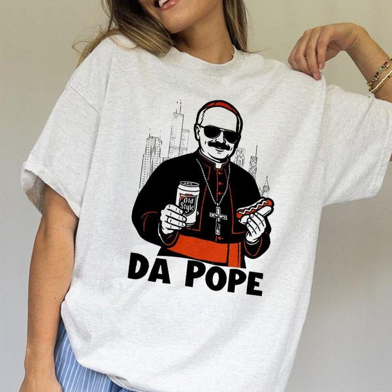 Chicago Pope Leo XIV "Da Pope" Shirt, Pope Leo XIV T-Shirt Hoodie, Sweatshirt | HypeDripTees.com
