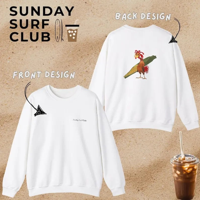 Chicken Joe Cozy Crewneck Sweatshirt | Ultra-Soft Unisex Pullover | Relaxed Fit Everyday Essential T-Shirts, Hoodie