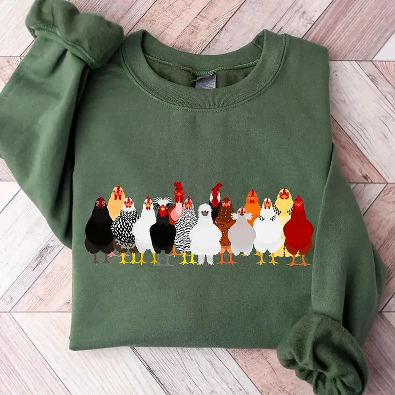 Chicken Thanksgiving Chicken Lover Shirt Chicken Love Chickens Shirt Animal Funny Farmer Farm T-Shirts, Hoodie, Sweatshirt