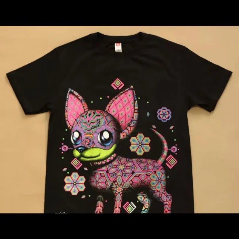 Chihuahua Rosa T-shirts Black Cotton Hoodie, Sweatshirt | HypeDripTees.com