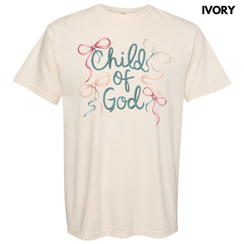 Child Of God Bows Comfort Colors T-Shirt 'NLB' Hoodie, Sweatshirt | HypeDripTees.com