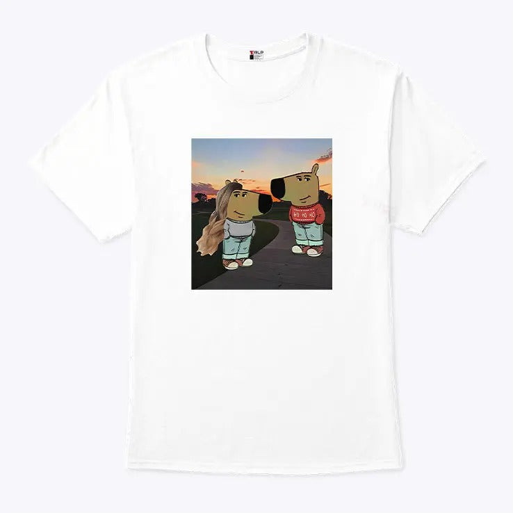 Chill Guy And Chill Girl Meme Shirt