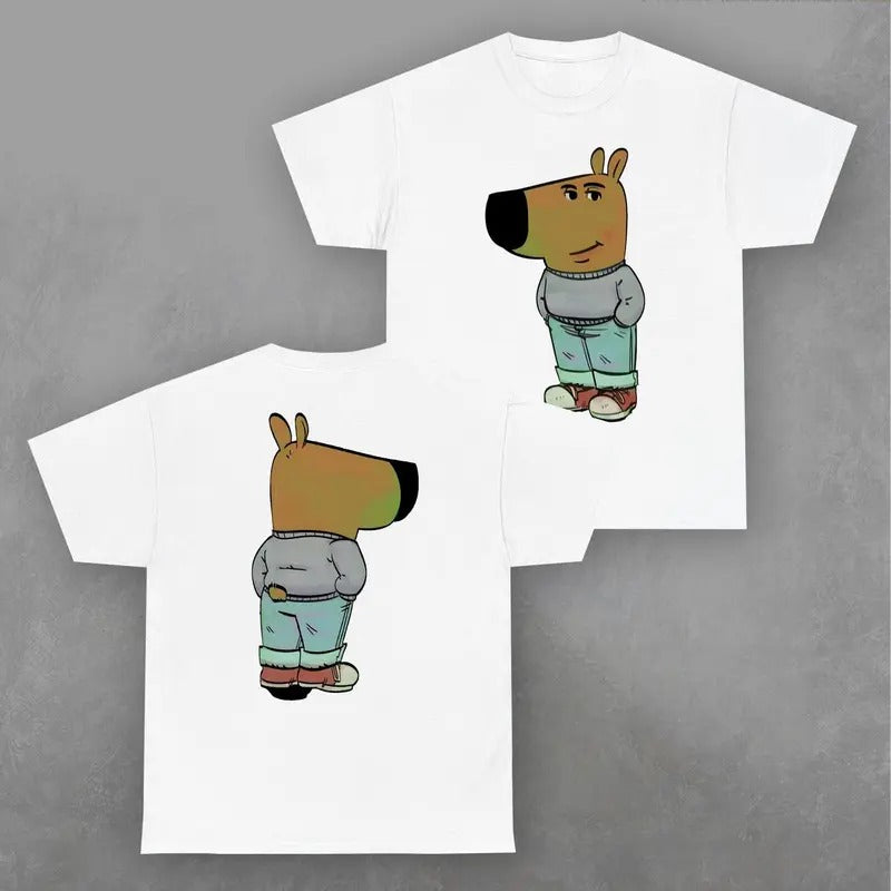 Chill Guy T-Shirt, Meme Funny Graphic Cotton Shirt - Trendy Shirt - Unisex T-shirt Classic - Graphic Tees For Women And Men