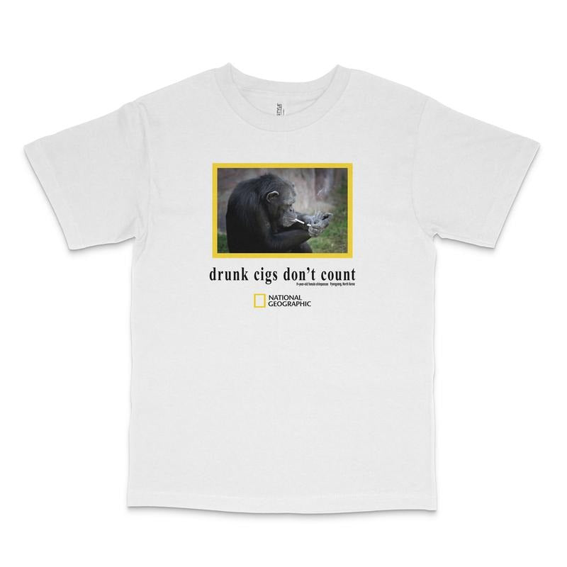 Chimpanzee Smoking Custom Printed T-Shirt Hoodie, Sweatshirt | HypeDripTees.com