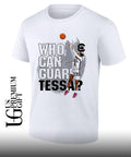 Chloe Kitts wearing Who Can Guard Tessa South Carolina Gamecocks basketball shirt