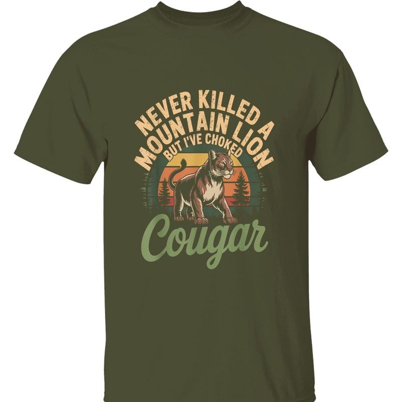 Choked A Cougar Graphic T-shirt