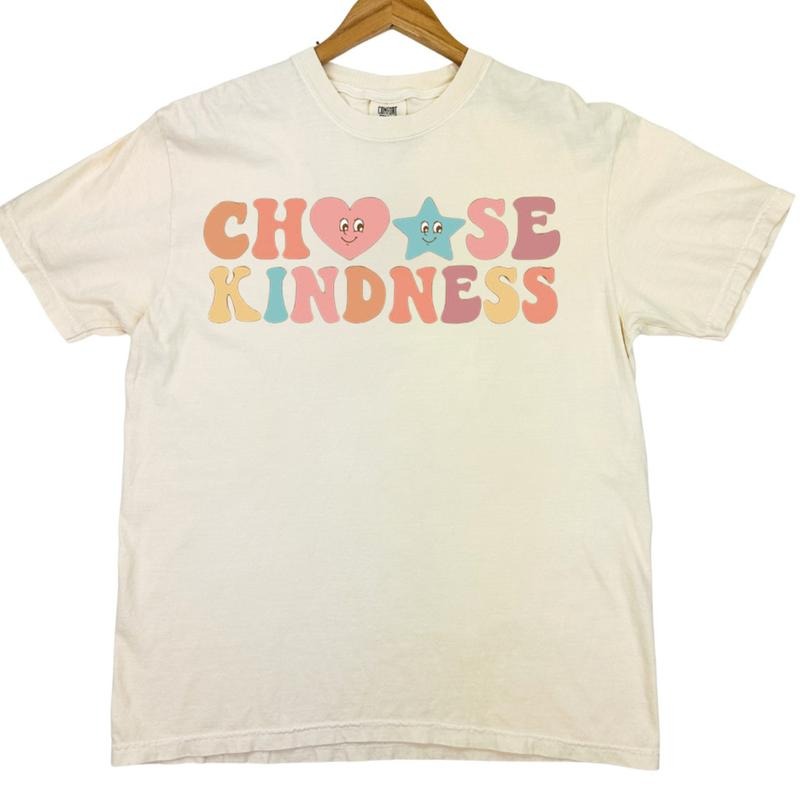 Choose Kindness Retro Comfort Colors T-Shirt Hoodie, Sweatshirt | HypeDripTees.com