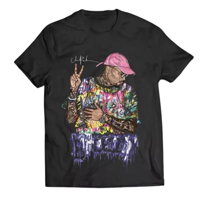 Chris Brown unisex t-shirt, vintage rap tee shirt, rock band shirt Hoodie, Sweatshirt | HypeDripTees.com