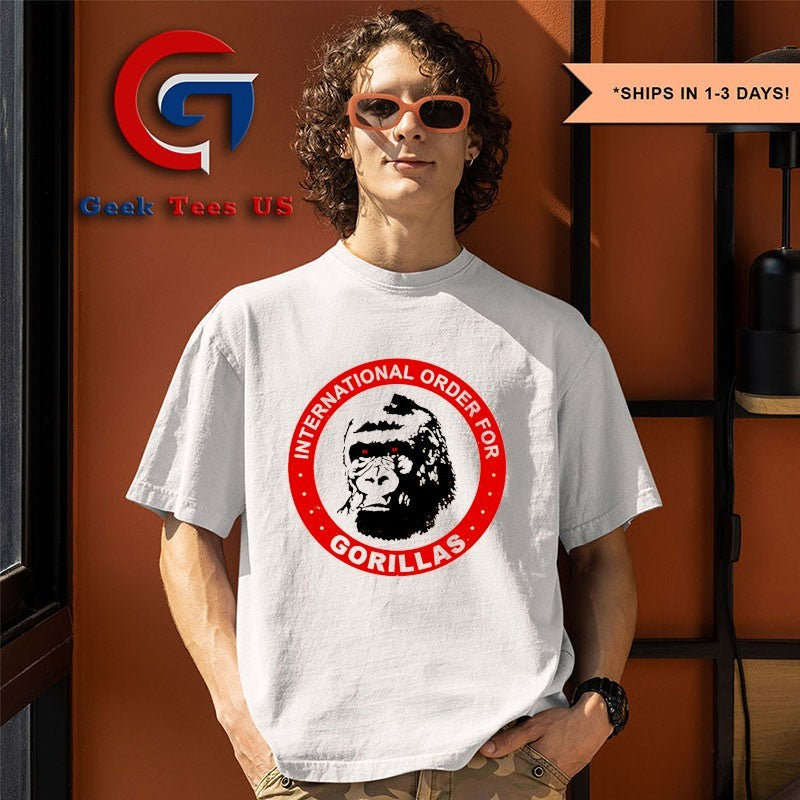 Chris Knight Real Genius International Order Of Gorillas logo shirt