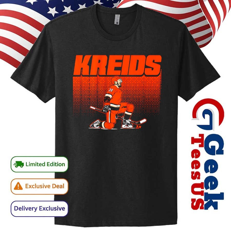 Chris Kreider Anaheim Kreids Anaheim Ducks hockey shirt