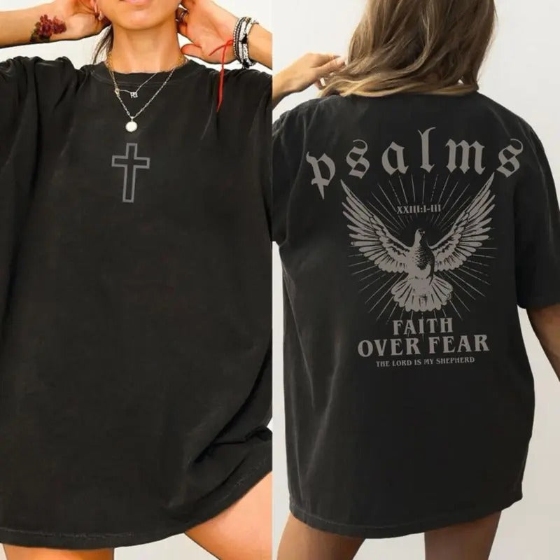 Christian Faith Over Fear Jesus Party'S Classic Fit Enhanced Stretch Durability Menswear Cotton T-Shirts, Hoodie, Sweatshirt
