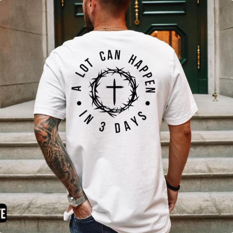 Christian Easter Tshirt, Men's Tee, Unisex Shirt, Religious Holiday Top, Scripture Tee, Resurrection Sunday Shirt Hoodie,...