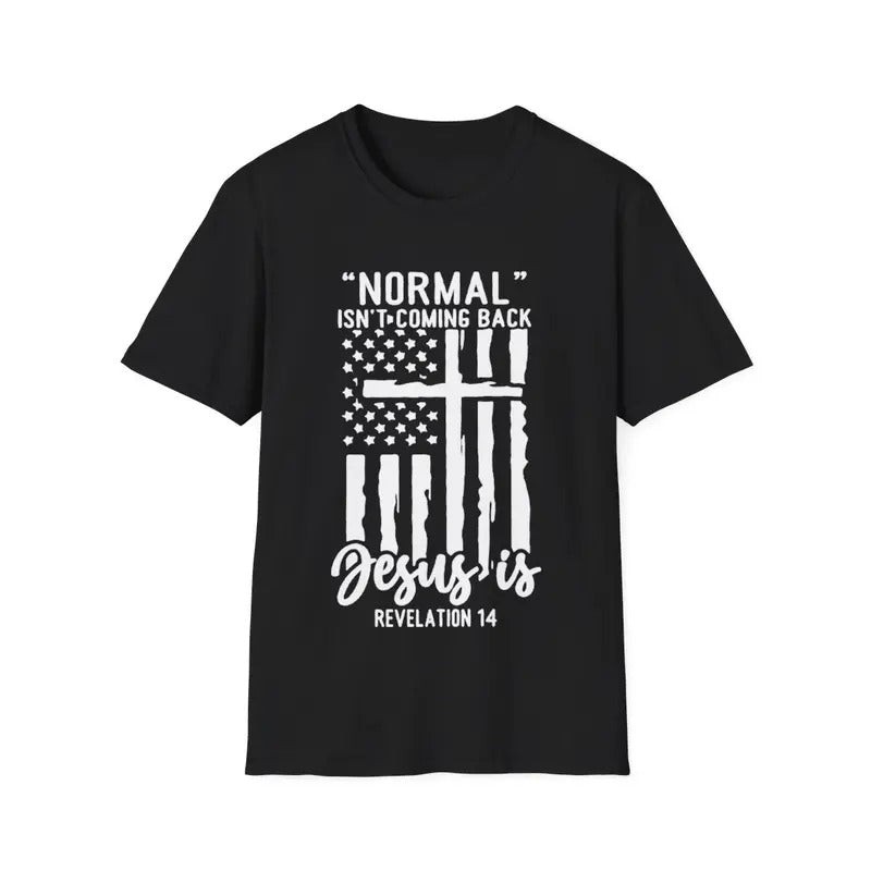 Christian Normal Isn't Coming Back Jesus Is For Men Women's T-Shirt Hoodie, Sweatshirt | HypeDripTees.com