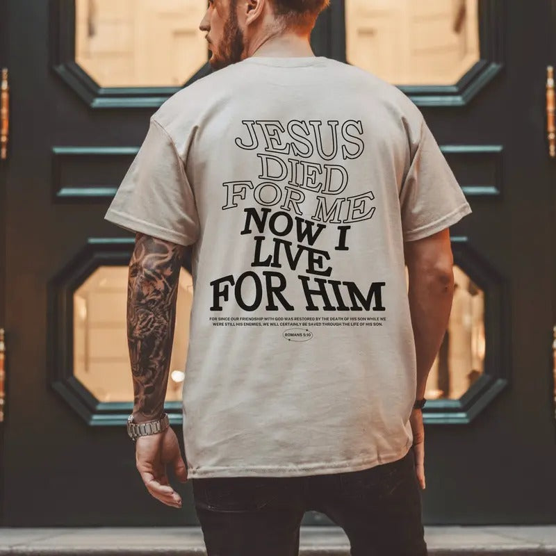 Christian Shirt For Men Jesus Shirt Aesthetic Christian Streetwear Apparel Christian Clothing For Men Christian Merch...