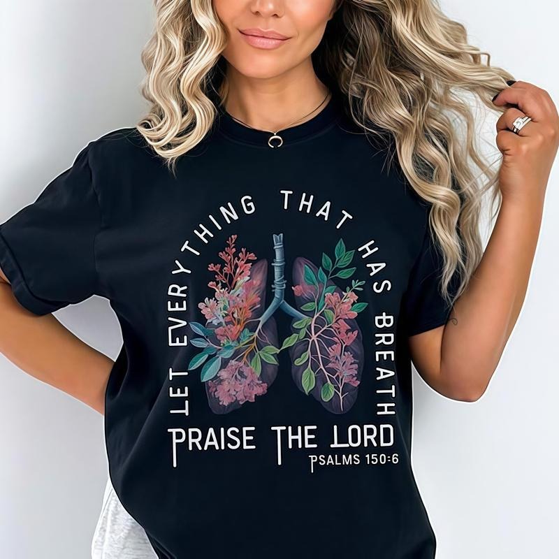 Christian Shirt for Women Christian Graphic Tee Jesus Apparel Faith Tshirt Bible Verse T Shirt Religious God Clothes...