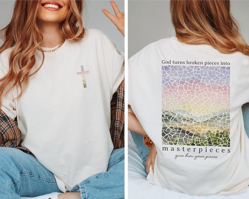 Christian Shirts Comfort Colors Bible Verse Shirt Christian TShirt Religious Gift Jesus Shirt Christian Apparel T Shirt...