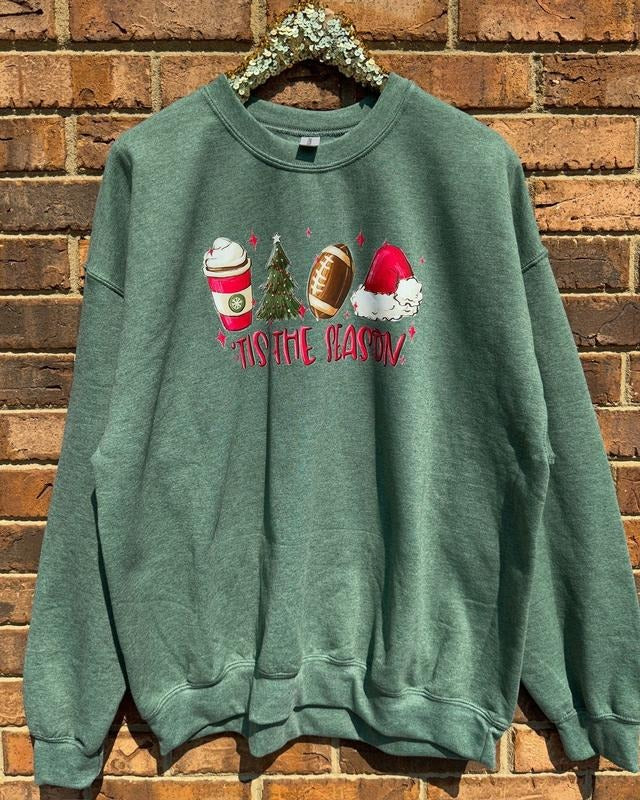 Christmas & Football Season Sweatshirt T-Shirts, Hoodie | HypeDripTees.com