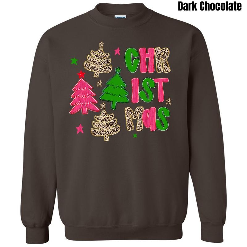 Christmas Cheetah & Colors Sweatshirt 'NLB' T-Shirts, Hoodie | HypeDripTees.com