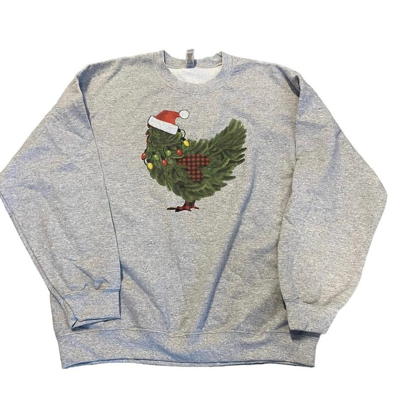 Christmas Chicken sweatshirt T-Shirts, Hoodie | HypeDripTees.com
