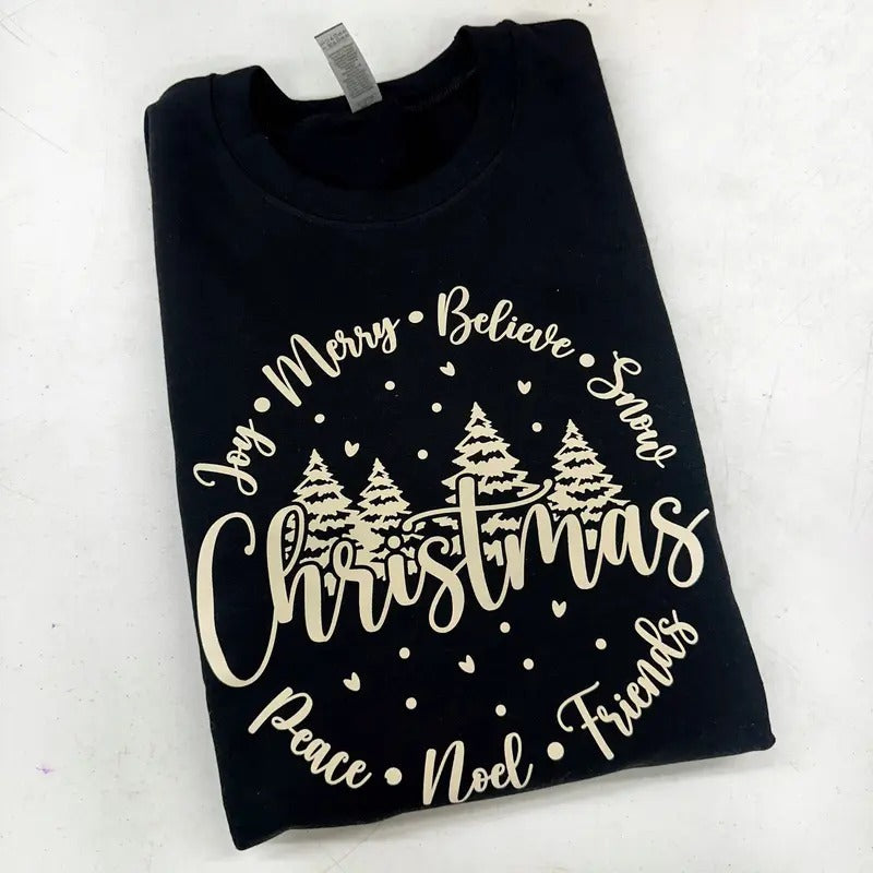 Christmas Circle Sweatshirt T-Shirts, Hoodie | HypeDripTees.com