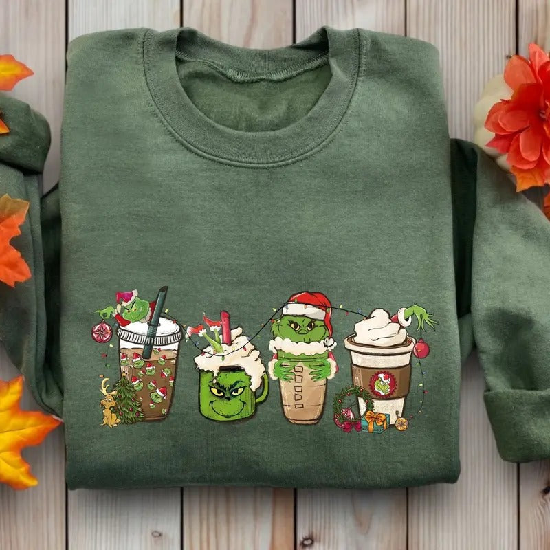 Christmas Coffee Sweatshirt, Christmas Hoodie, Christmas Coffee Tee, Coffee, Christmas Coffee | HypeDripTees.com