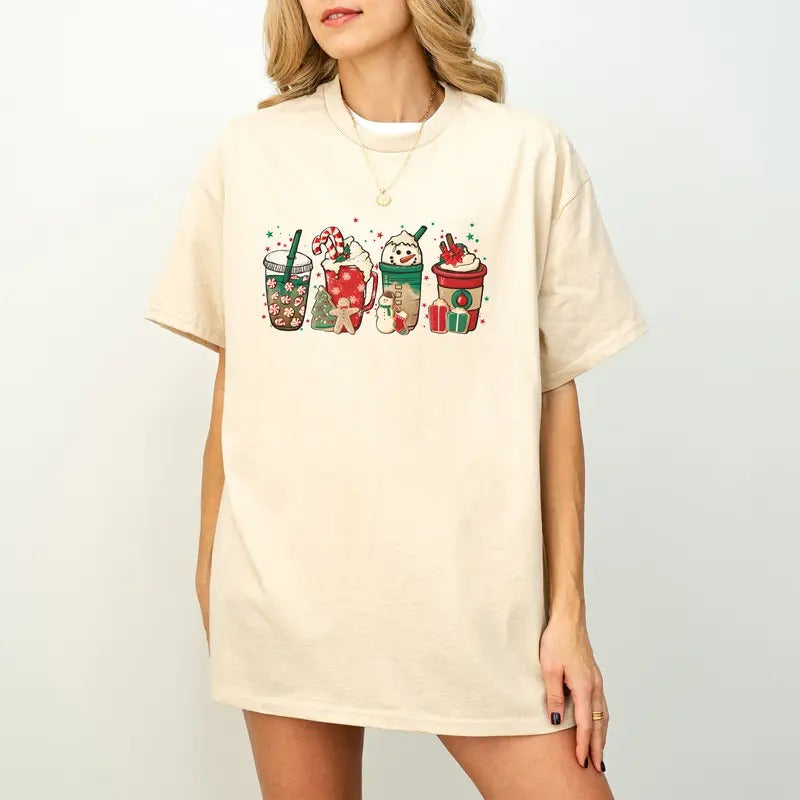 Christmas Coffee Sweatshirt, Christmas Sweatshirt, Coffee Christmas Shirt, Coffee Lover Gift Shirt, Winter Holiday...