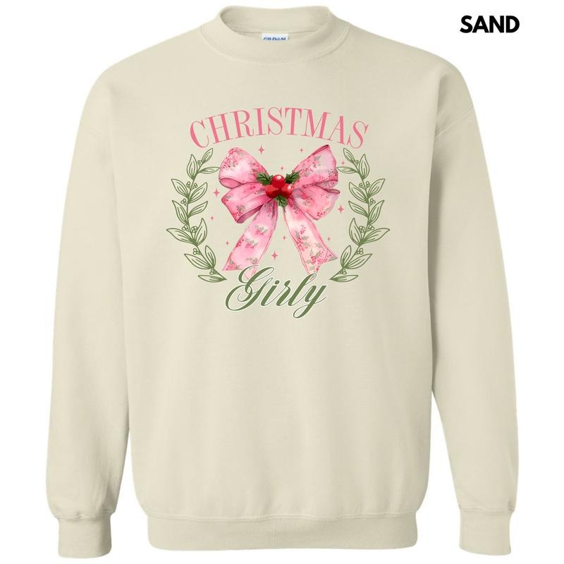 Christmas Girly Coquette Sweatshirt 'NLB' T-Shirts, Hoodie | HypeDripTees.com