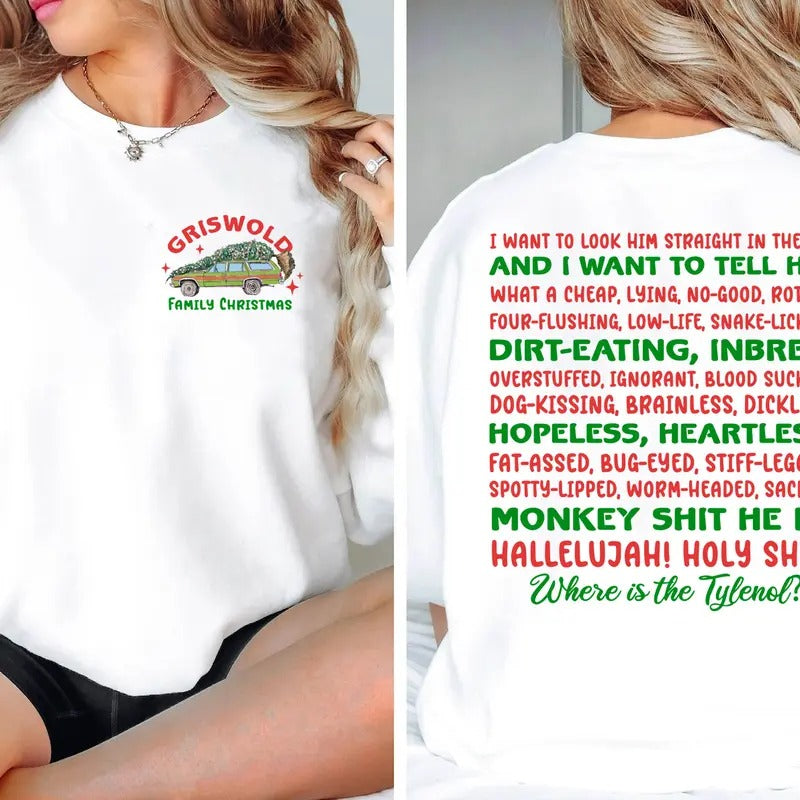 Christmas Movie Shirt, Christmas Quote Shirt Hoodie, Sweatshirt | HypeDripTees.com