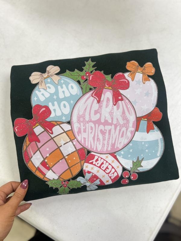 Christmas Ornaments Retro Gildan Sweatshirt T-Shirts, Hoodie | HypeDripTees.com