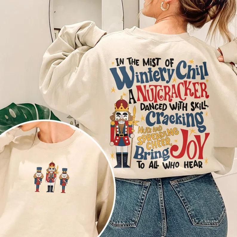 Christmas Rant Nutcracker Sweatshirt, Sugar Plum Fairy Crewneck, Christmas Party Sweater, Xmas Nutcracker Shirt Hoodie