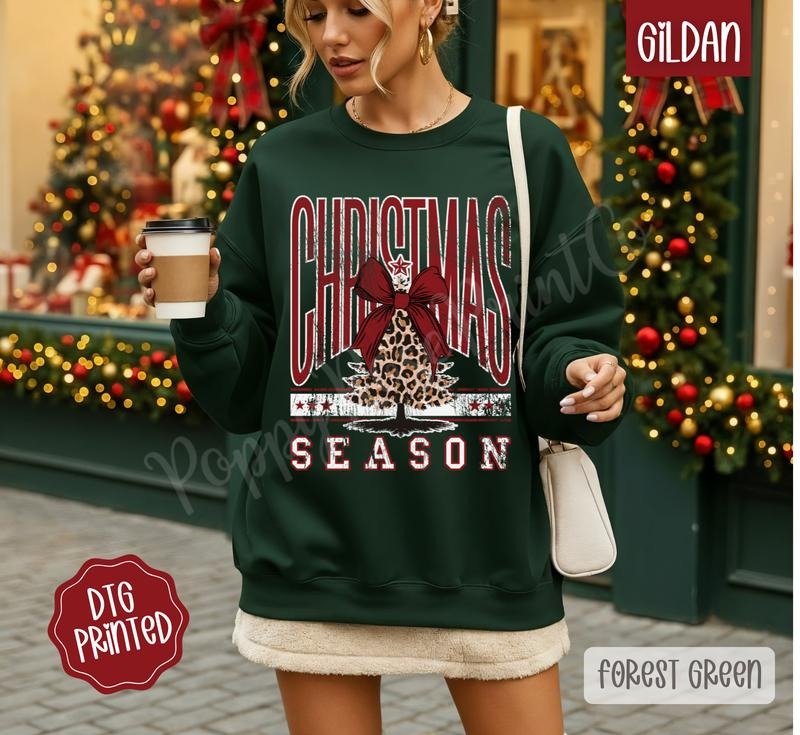 Christmas Season Sweatshirt, Trendy Women's Holiday Sweater T-Shirts, Hoodie | HypeDripTees.com
