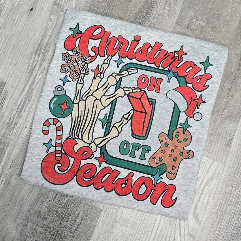 Christmas Seasons Graphic Tee or Sweatshirt Hoodie | HypeDripTees.com