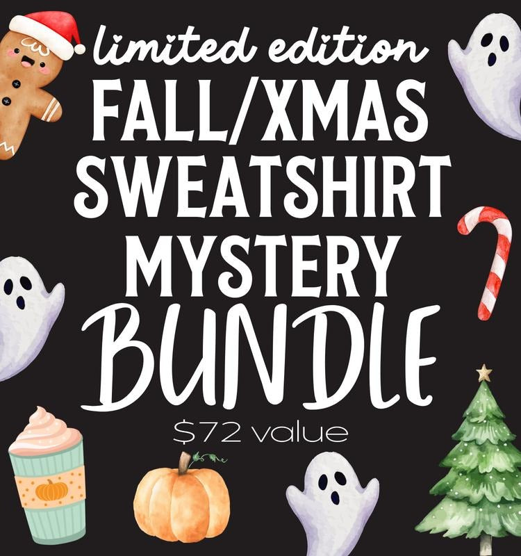 Limited Edition Fall/Christmas Sweatshirt Mystery Bundle T-Shirts, Hoodie | HypeDripTees.com