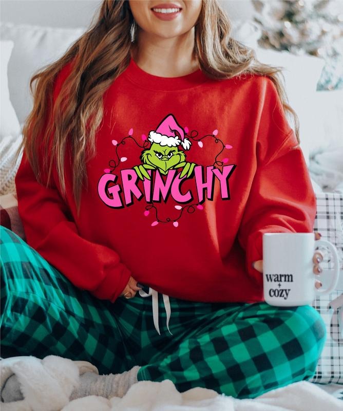 Christmas Sweatshirt, Trendy Christmas Hoodie, Funny Winter Holiday Outfit, Christmas Gift Sweater For Woman, Funny...