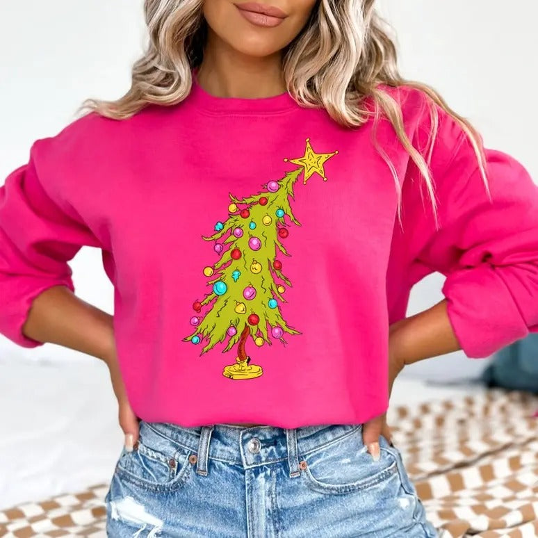 Christmas Tree - Trendy Christmas Tree, Sweatshirt, Christmas, Holidays, Gifts, Christmas Sweatshirt, Holiday Sweatshirt...